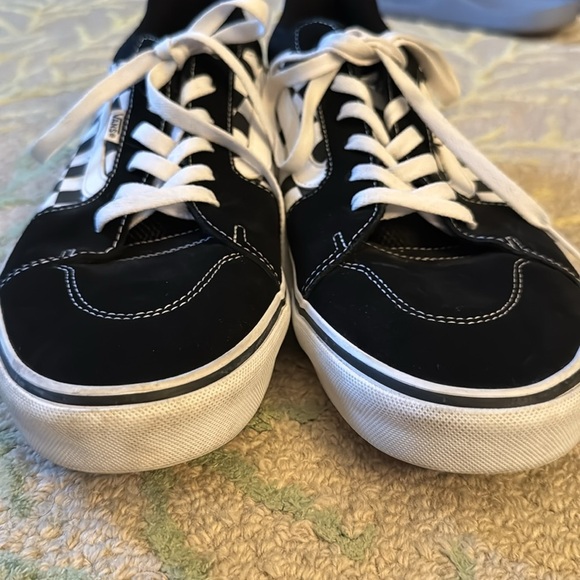 Black and white checkered old school Suede vans 13 - Picture 5 of 8